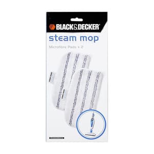 Black+Decker Steam Mop Replacement Pads (Pack of 2 Pcs), FSMP20-XJ