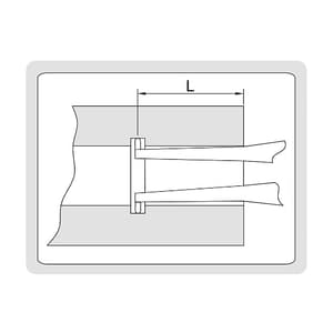 Insize 175 - 195 mm Internal Dial Caliper Gauge (Large Range), 2334-195