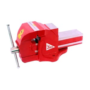 Lion 305 mm / 12 inch Heavy Duty Bench Vice (Plain Screw Type With Anvil & Double Ribs) 