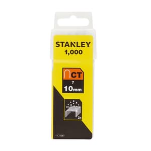 Stanley 14 mm 9/16 Inch Heavy Duty Cable Tacker Staples (Pack of 1000 Pcs), 1CT109T