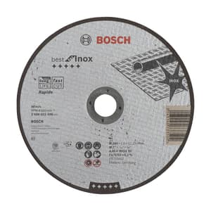 Bosch 180 x 1.6 x 22.23 mm Cutting Wheel Expert for Inox (Pack of 25 Pcs), 2 608 603 498