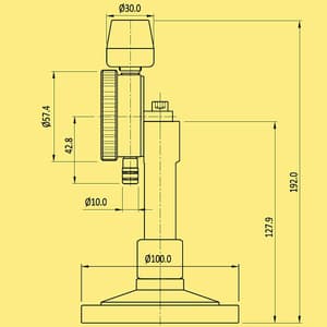 Baker 12 - 14 mm Ball Diameter Checking Gauge, BD03