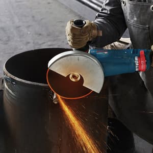 Bosch 230mm / 9 inch 2400W Professional Heavy Duty Large Angle Grinder (Cyclon Tech), GWS 24-230 JZ