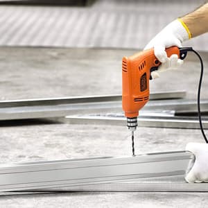 Black+Decker 400W 6.5mm Variable Speed Reversible Rotary Drill, BD65RD-IN