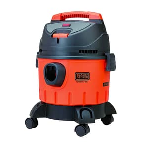 Black+Decker 10-Litre, 1200 Watt, 16 KPa High Suction Wet & Dry Vacuum Cleaner & Blower with HEPA Filter & Reusable Dustbag (Red), WDBD10