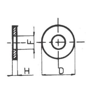 Apex M10 Plain Washer (Pack of 10 Pcs), 925-2