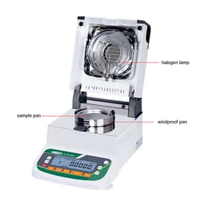 Insize 120g (Max. Weghing) / 0.1mg (Resolution) Moisture Analyzer, 8701-RM40