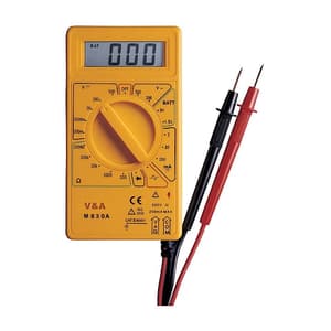 V&A Instrument 3-1/2 Digit / 1999 Count Digital Manual Multimeter, M830A