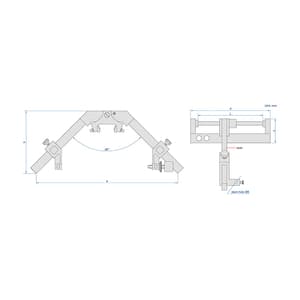 Insize 300 - 700 mm Outside Diameter Variation Measuring Instrument, 2715-700