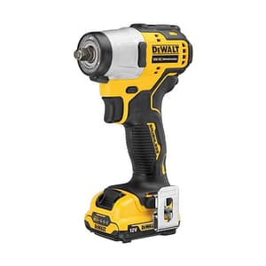 Dewalt 12V Li-ion Sub-Compact Series Cordless 3/8 Impact Fixed Square Wrench with Brushless Motor & 2x2Ah Batteriesv, DCF902D2-KR