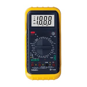 V&A Instrument 3-1/2 Digit / 1999 Count Classical Digital Multimeter (Manual), MY64