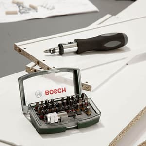 Bosch 32 Pcs Screwdriver Bit Set With Colour Coding, 2 607 017 063