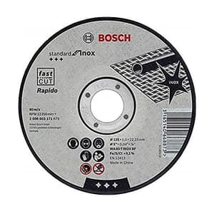 Bosch 125 x 1 x 22.23 mm Cutting Discs Range Standard For Inox (Pack of 25 Pcs), 2 608 603 171