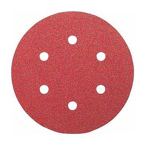 Bosch 150 mm / 60 Grit Sanding Sheet for Random Orbital Sander (Pack of 50 Pcs), 2 608 607 094