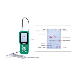 Insize -10°C ~ 40°C Ultrasonic Hardness Tester without Printer, 9646-300