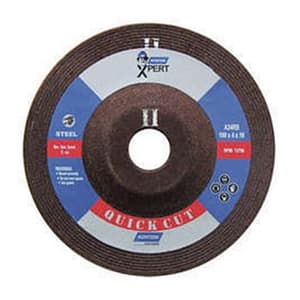 Norton Xpert Quick Cut 100 x 4 x 16 mm Depressed Centre Wheel (Pack Of 30 Pcs), DX54