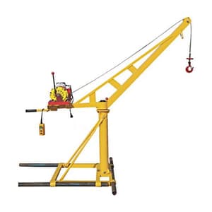 Power Bull 350 Kg Capacity Single Phase Mini Crane, OD 300