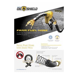 OilShield 15 Mtr / 19 mm Oil Dispensing & Fuel Transfer Hose, OD1915