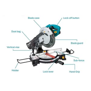 Makita 255 mm / 10 inch 1500W Compound Miter Saw, M2300B