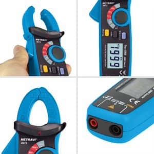 Metravi 3-1/2 Digit / 100A Digital TRMS AC/DC Leakage Current Clamp Meter, DT-4673