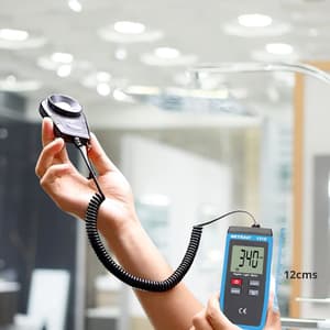 Metravi 0 - 199900 FC Auto-Ranging Digital Lux Meter (Measures In Lux & In Foot Candle), 1310