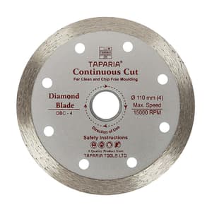 Taparia 5 Inch (125 mm) Diamond Cutting Blade, Continuous Cut, DBC 5