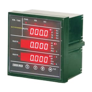 Kusam-Meco 6 Digits 999999 Count Microprocessor Multifunction TRMS Power Meter, KM 7200-A