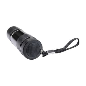 Yato 9 LED Aluminium Flashlight With Batteries, YT-08570