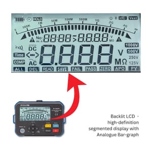 Metravi 0.125M - 4000M Ohms Digital Solar Insulation Tester, PRO DIT-960PV