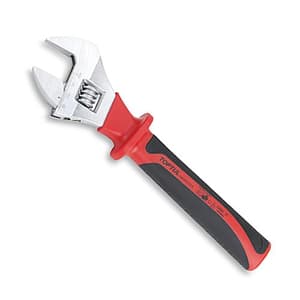 Toptul 250mm / 10 Inch VDE Insulated Adjustable Wrench, AMAD3325