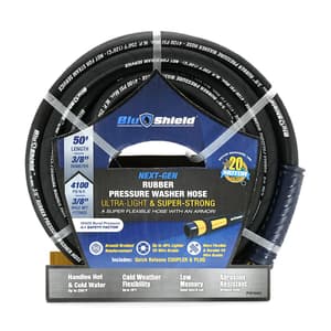 BluBird 15 Mtr / 10 mm Kevlar-Braided Pressure Washer Hose with Fittings, ZPW1015