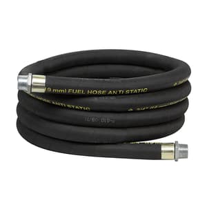 Groz 3/4 Inch Anti-Static Fuel Dispensing Spare Hose Complete With End Connections, ZSA/HOS/FPM/12