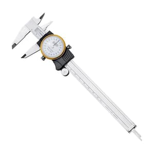 Baker 0 - 150 mm Dial Vernier Caliper With Adjustable Bezel (DC Series), DC10