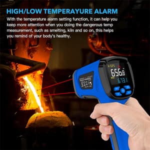 Metravi -40°C ~ 1200°C (-40°F ~ 2192°F) Industrial Non-contact Infrared Thermometer, MT-12 ECO