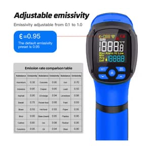 Metravi -40°C ~ 2000°C (-40°F ~ 3632°F) Industrial Non-contact Infrared Thermometer, MT-18 ECO