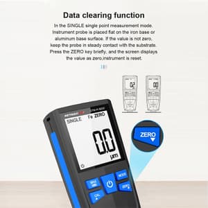 Metravi 0 ~ 1500 µm Coating Thickness Gauge, CTG-11 ECO