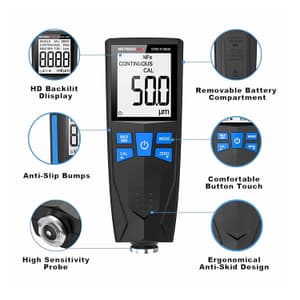 Metravi 0 ~ 1500 µm Coating Thickness Gauge, CTG-11 ECO