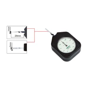 Insize 0.5 - 5N Dial Tension Gauge, ISF-TG5