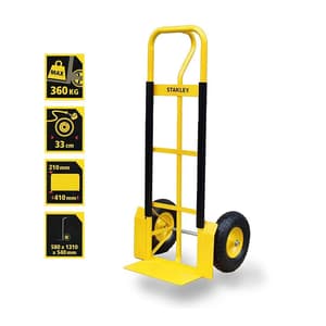 Stanley 360 Kg Load Capacity P-Handle Steel Hand Truck, SXWT-HT539