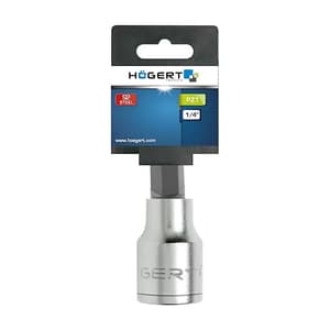 Hogert PZ1, 1/4 Inch Sq. Drive Impact Bit Socket, HT1S606