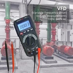 Metravi 4000 Counts / 600 V AC / DC Non Contact Digital Multimeter, PRO-7