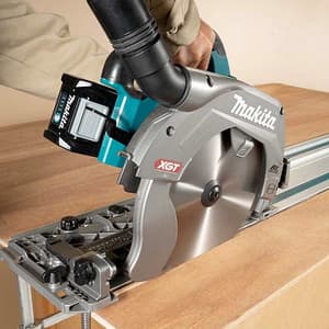 Makita 40Vmax XGT BL 235 mm (9-1/4") Cordless Magnesium Circular Saw with Rapid Charger & 2 Pcs 5.0Ah Batteries, HS009GT201