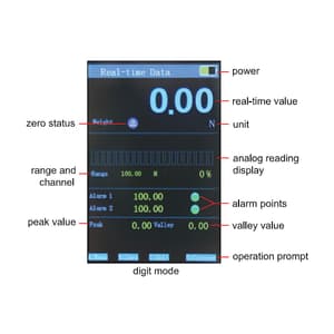 Insize 300N Load Capacity Force Gauge, ISF-YT300