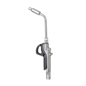 Groz 30 LPM Aluminium Die Cast Oil Control Gun With Steel Extension & Automatic Non-Drip Nozzle, OGN/SA/1-2R/B