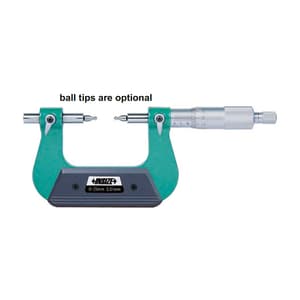 Insize 50 - 75 mm Gear Tooth Micrometer (Without Tips), 3291-75