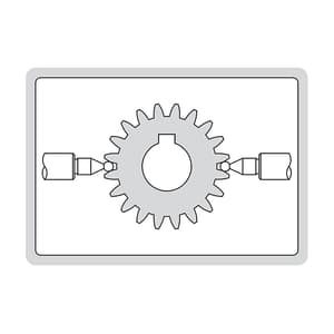 Insize 50 - 75 mm Gear Tooth Micrometer (Without Tips), 3291-75