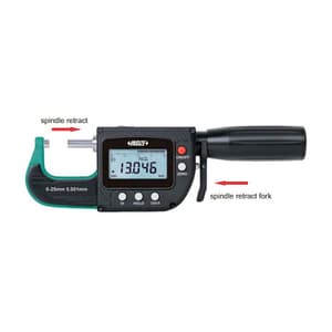 Insize 50 - 75 mm Digital Micrometer with Data Interface, 3358-75