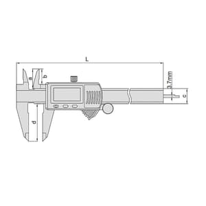 Insize 150 mm / 6 inch Digital Caliper (Basic Type), 1112-150