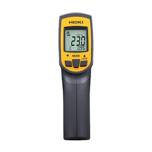 Hioki Non-Contact Infrared Thermometer Sharply Focus on Measurement Spots With Two-Beam Laser Marker, FT3700-20
