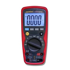 Metravi 3-3/4 Digits / 1000V Fully-Protected Digital Multimeter, Metrasafe-13